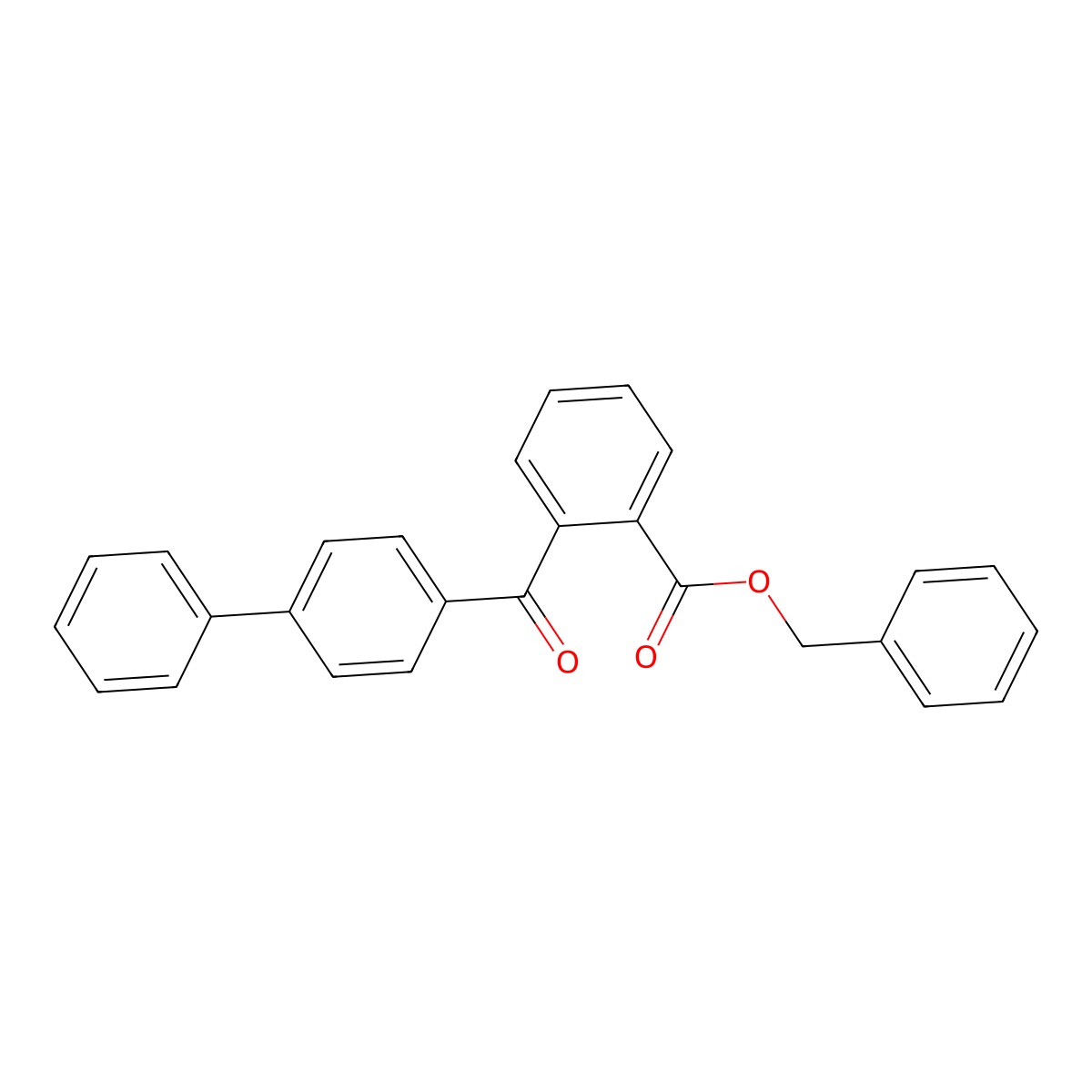 Benzyl 2-([1,1'-biphenyl]-4-ylcarbonyl)benzoate molecular structure, CAS 433956-90-2