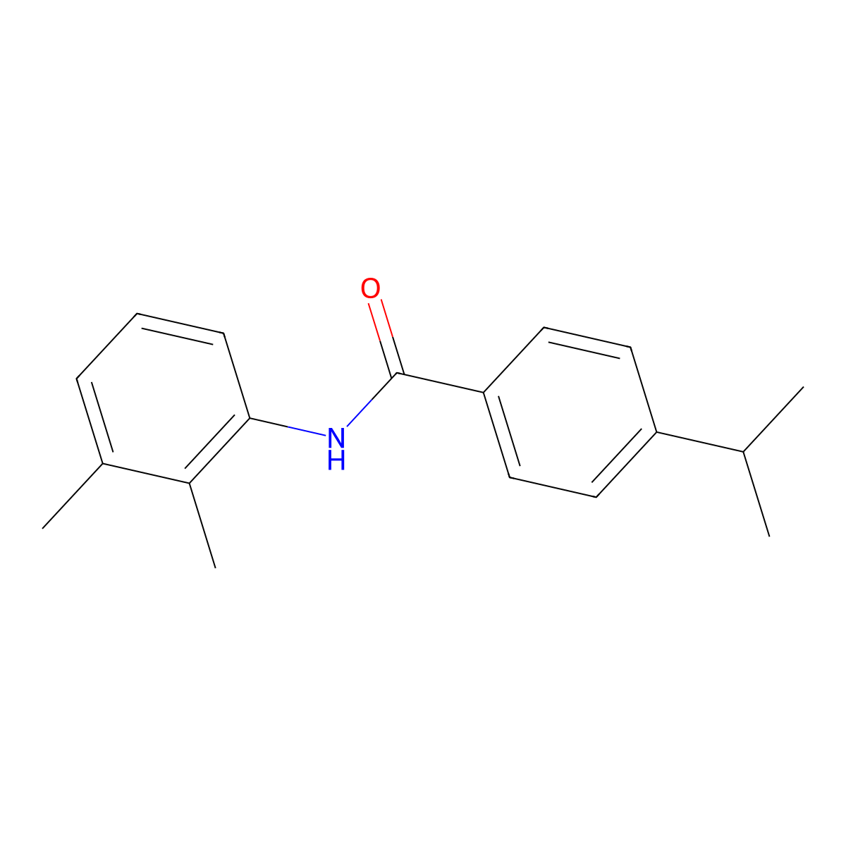 N-(2,3-dimethylphenyl)-4-propan-2-ylbenzamide molecular structure, CAS 433966-66-6