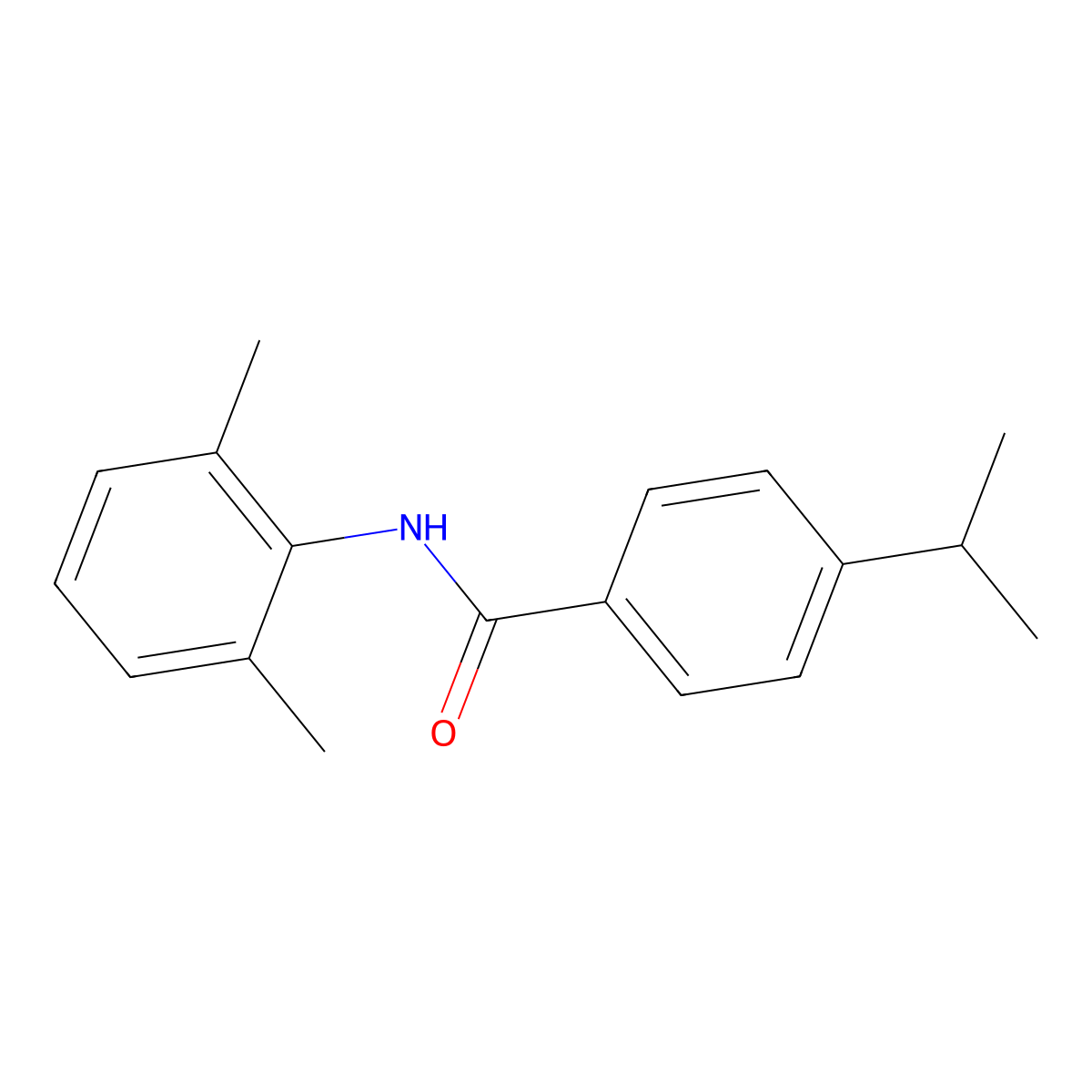 N-(2,6-dimethylphenyl)-4-propan-2-ylbenzamide molecular structure, CAS 433972-79-3