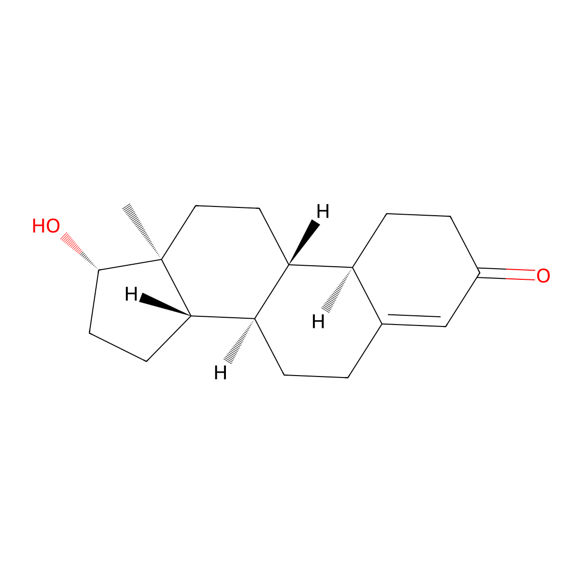 Nandrolone molecular structure, CAS 434-22-0