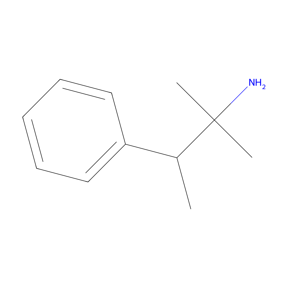 Pentorex molecular structure, CAS 434-43-5