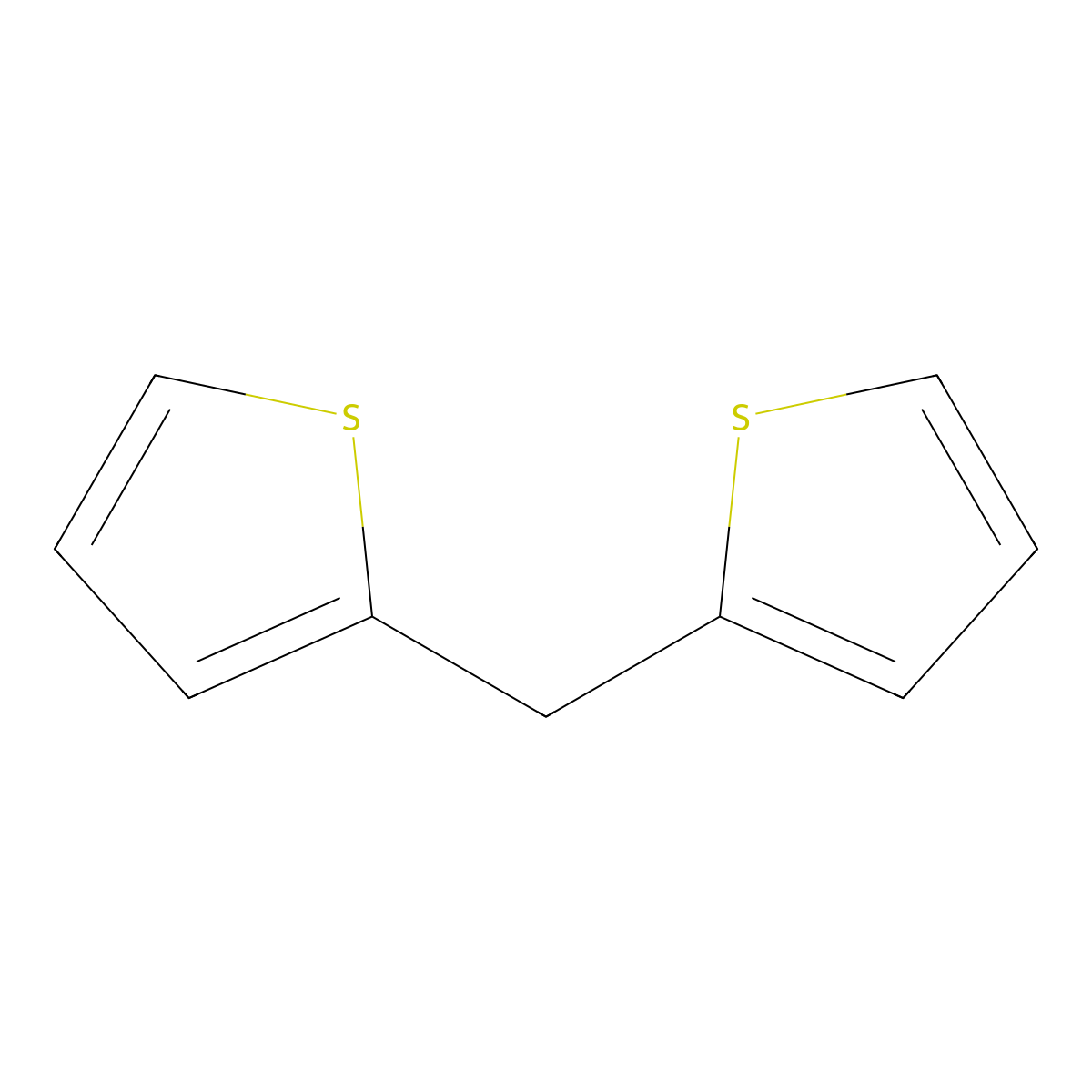 2,2'-Dithienylmethane molecular structure, CAS 4341-34-8