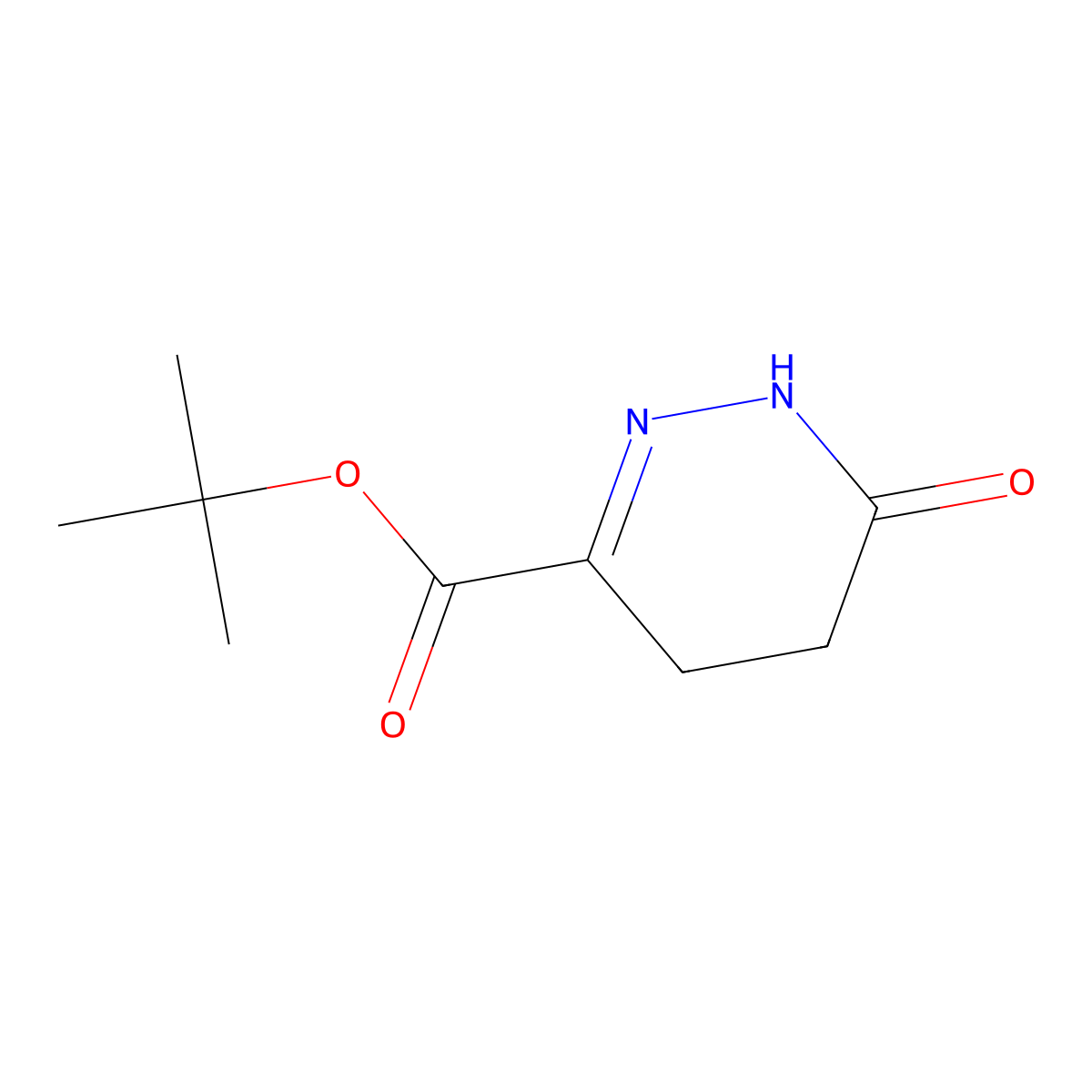 tert-Butyl 6-Oxo-1,4,5,6-tetrahydropyridazine-3-carboxylate molecular structure, CAS 434331-85-8