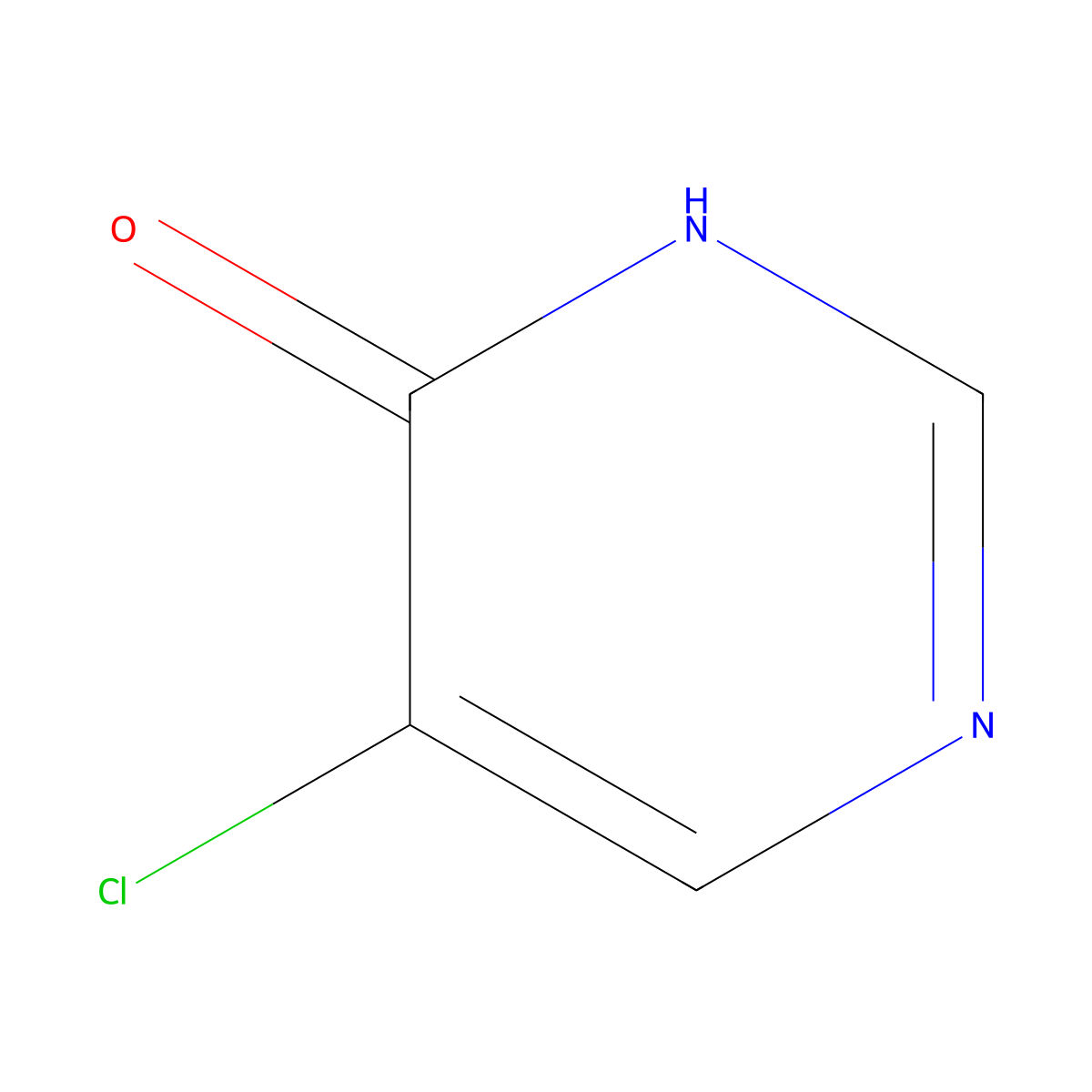 5-Chloropyrimidin-4-ol molecular structure, CAS 4349-08-0
