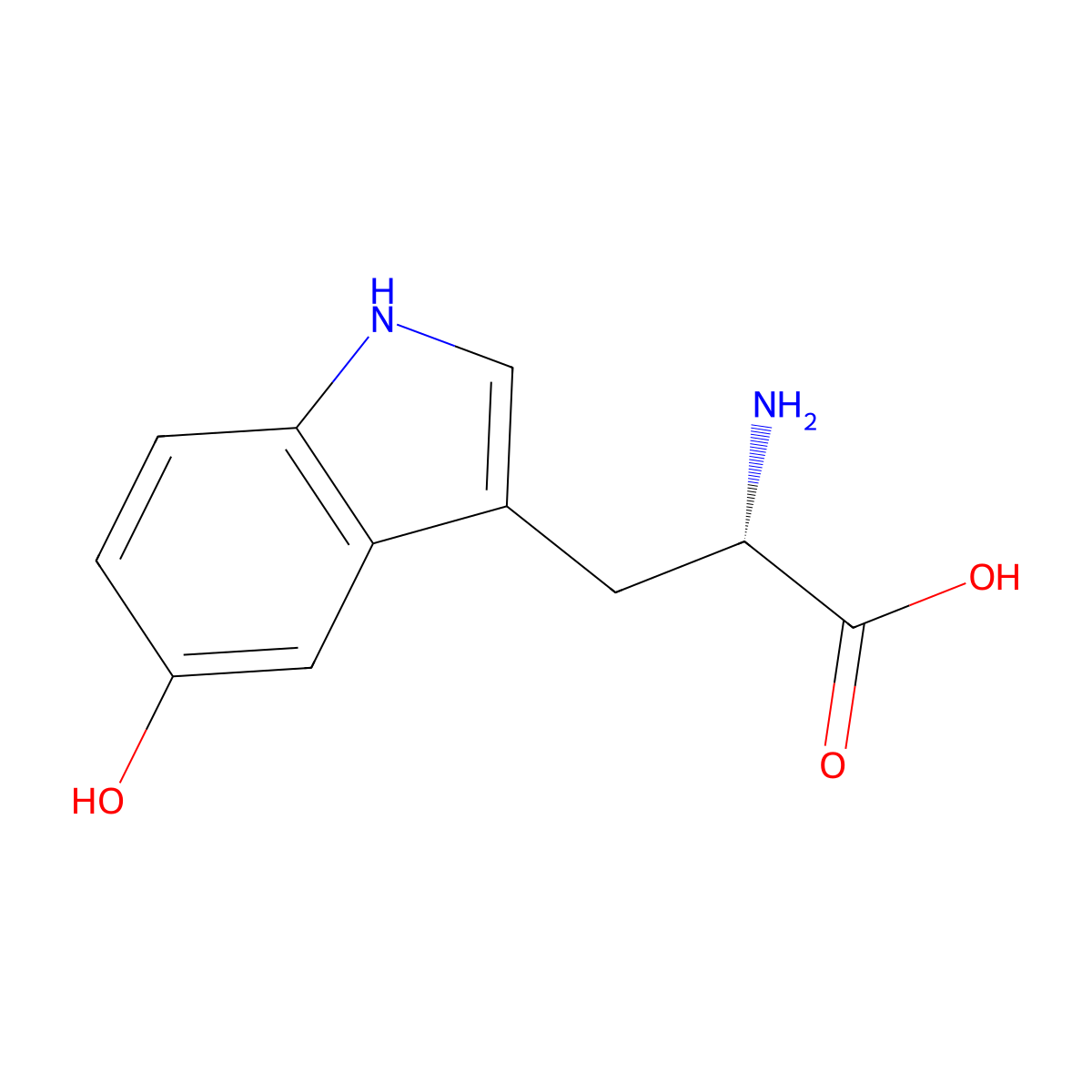 Oxitriptan molecular structure, CAS 4350-09-8