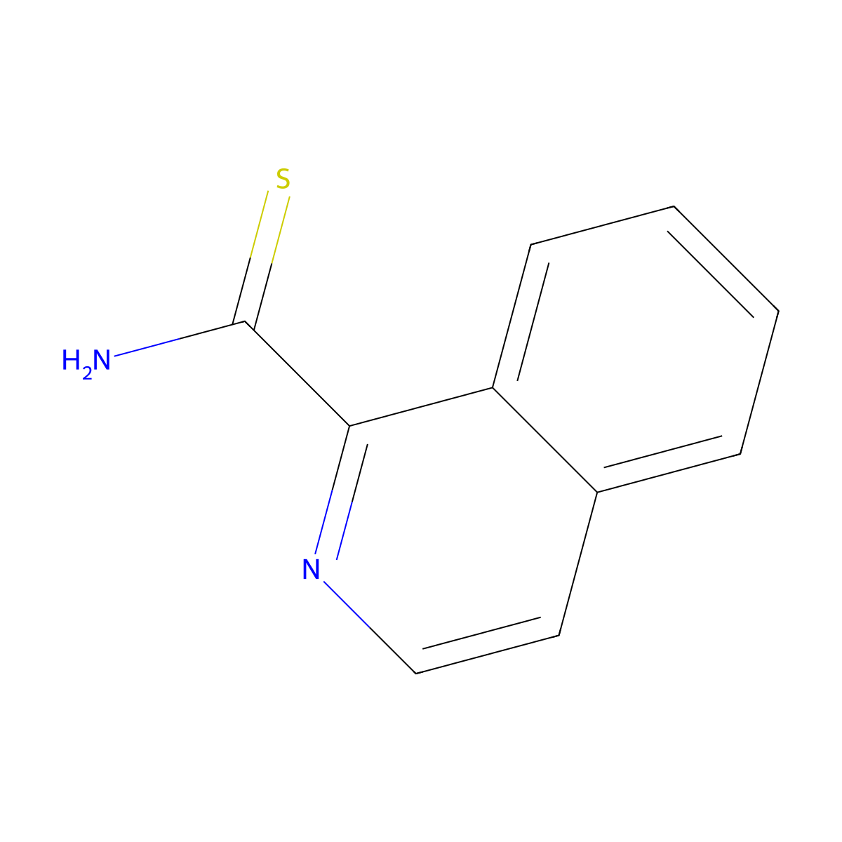 Isoquinoline-1-carbothioamide molecular structure, CAS 435273-39-5