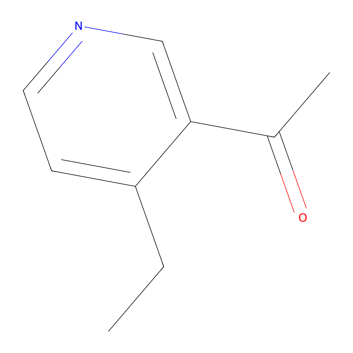 1-(4-Ethylpyridin-3-YL)ethanone molecular structure, CAS 435273-43-1