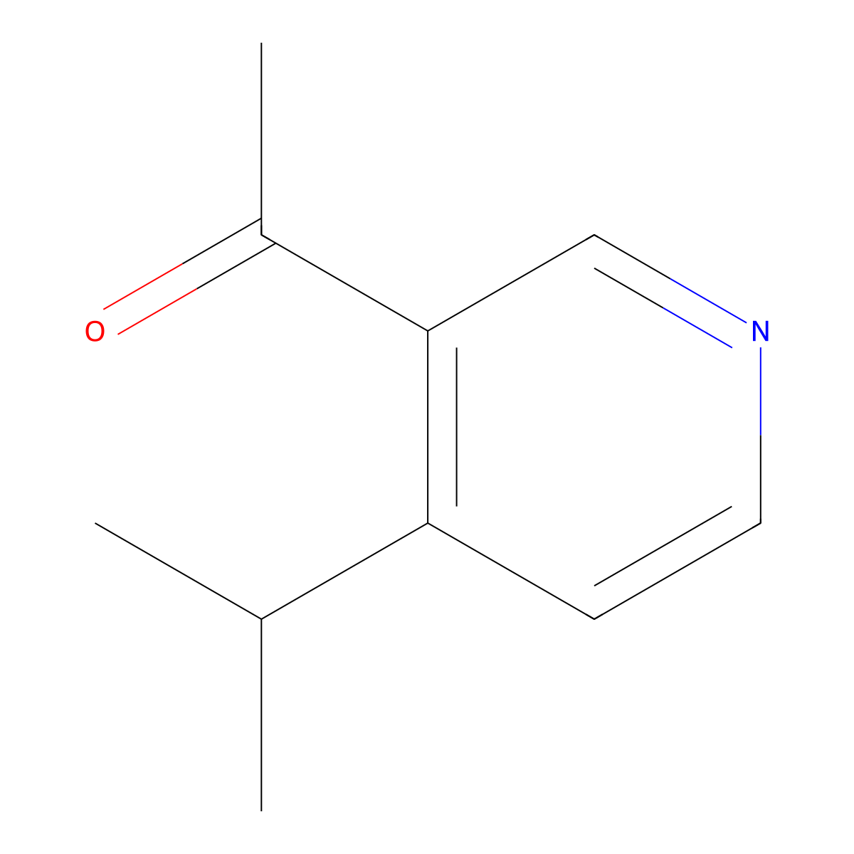 1-(4-Isopropylpyridin-3-yl)ethanone molecular structure, CAS 435273-46-4