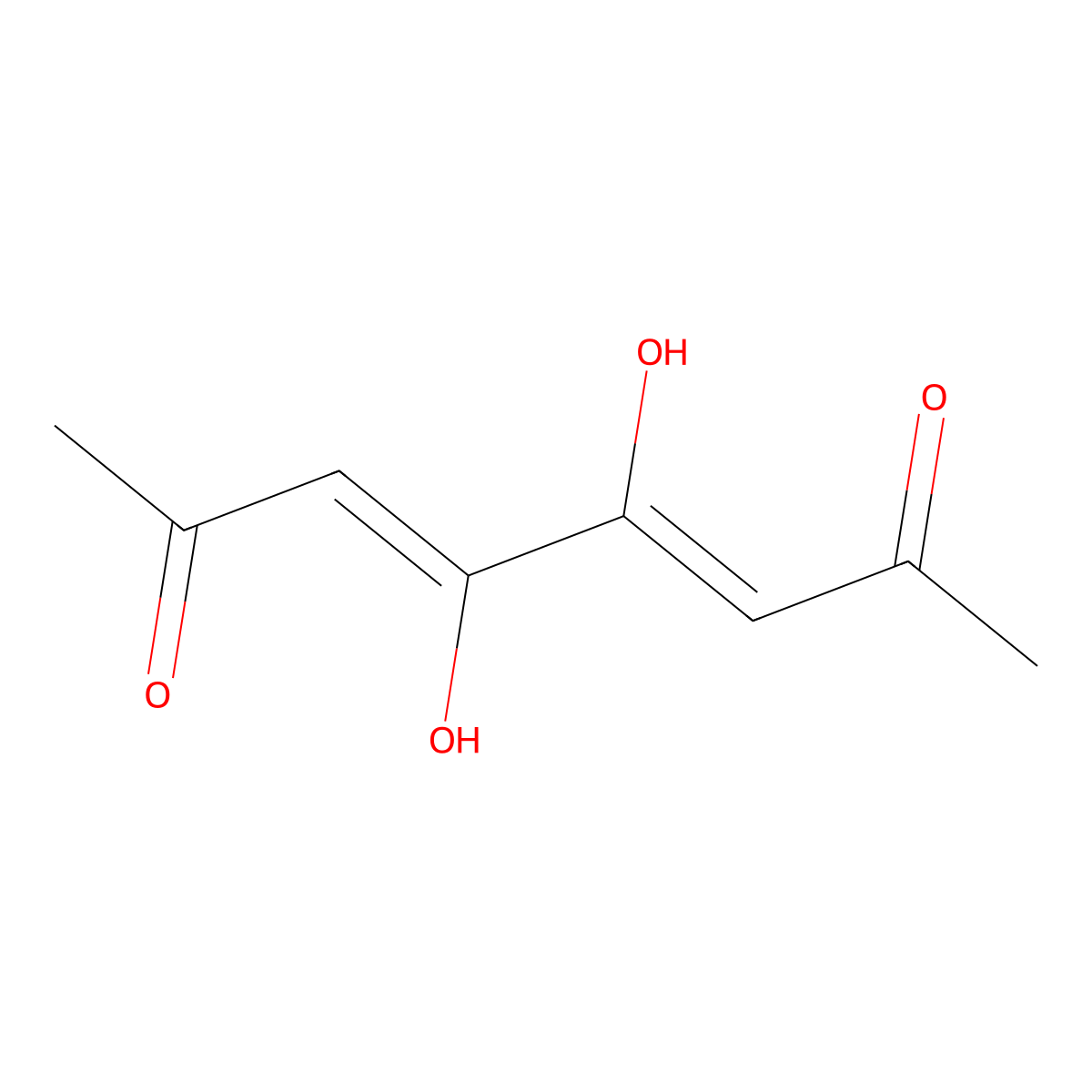 4,5-Dihydroxy-3,5-octadiene-2,7-dione molecular structure, CAS 435275-07-3