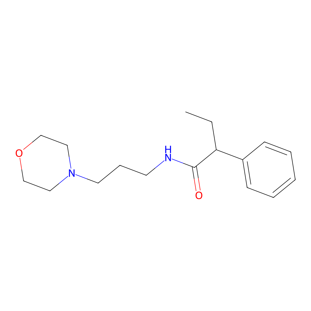 N-[3-(morpholin-4-yl)propyl]-2-phenylbutanamide molecular structure, CAS 435291-45-5