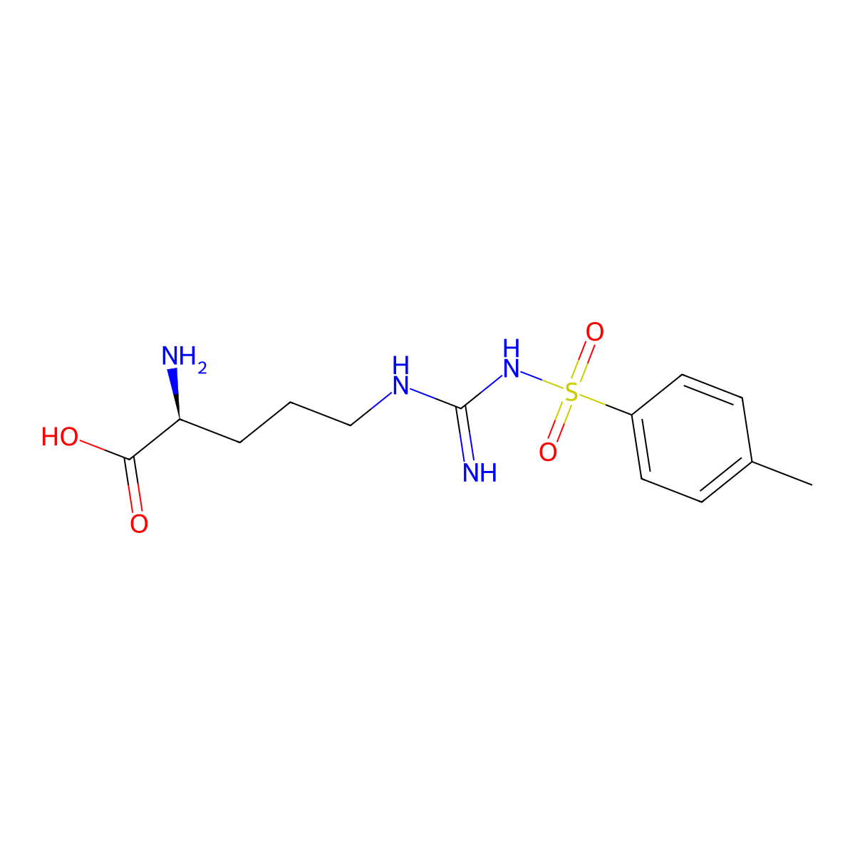 H-Arg(Tos)-OH molecular structure, CAS 4353-32-6