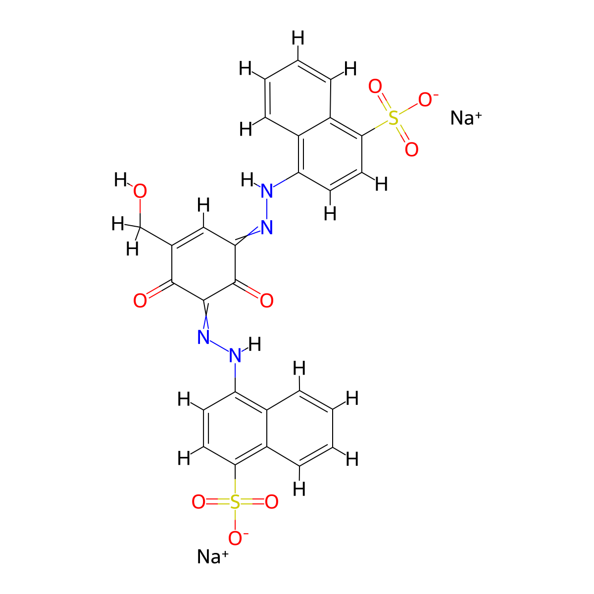 Chocolate Brown HT (Technical Grade) molecular structure, CAS 4353-89-3