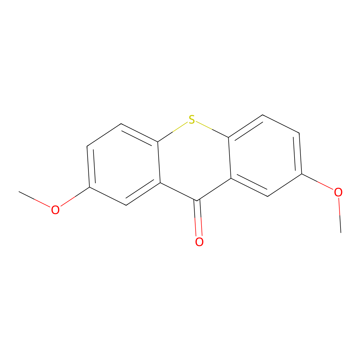 2,7-Dimethoxy-9H-thioxanthen-9-one molecular structure, CAS 435344-88-0