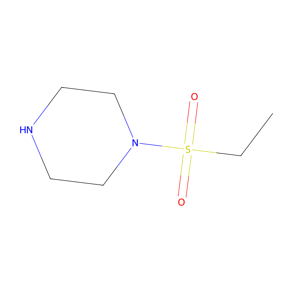 1-(Ethanesulfonyl)piperazine molecular structure, CAS 435345-15-6