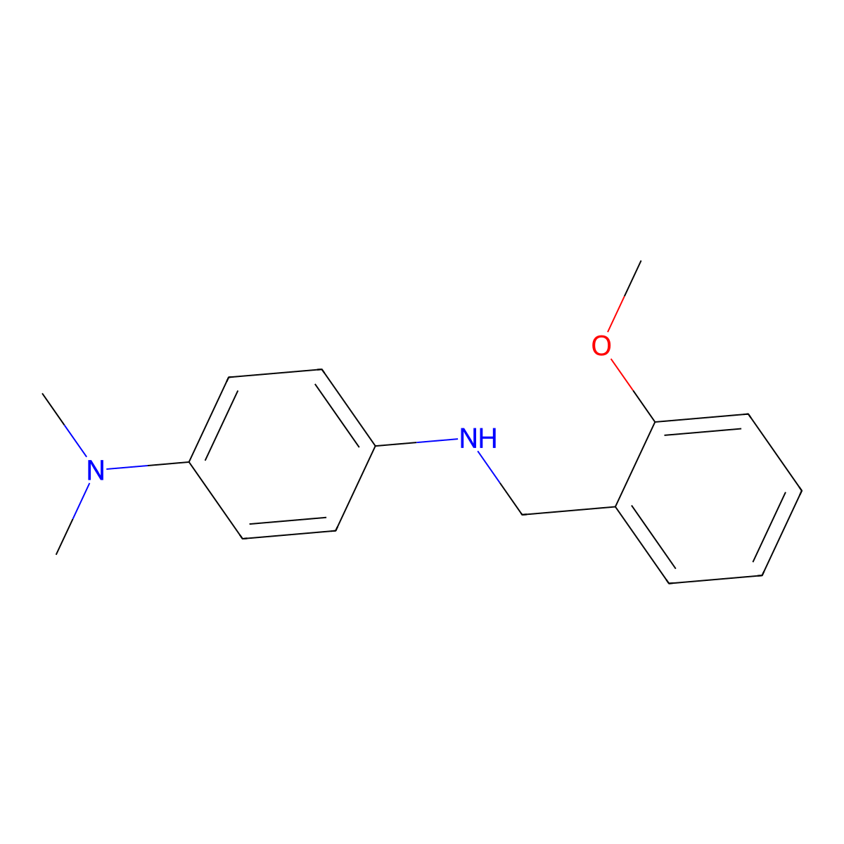 N'-(2-methoxybenzyl)-N,N-dimethylbenzene-1,4-diamine molecular structure, CAS 436088-37-8