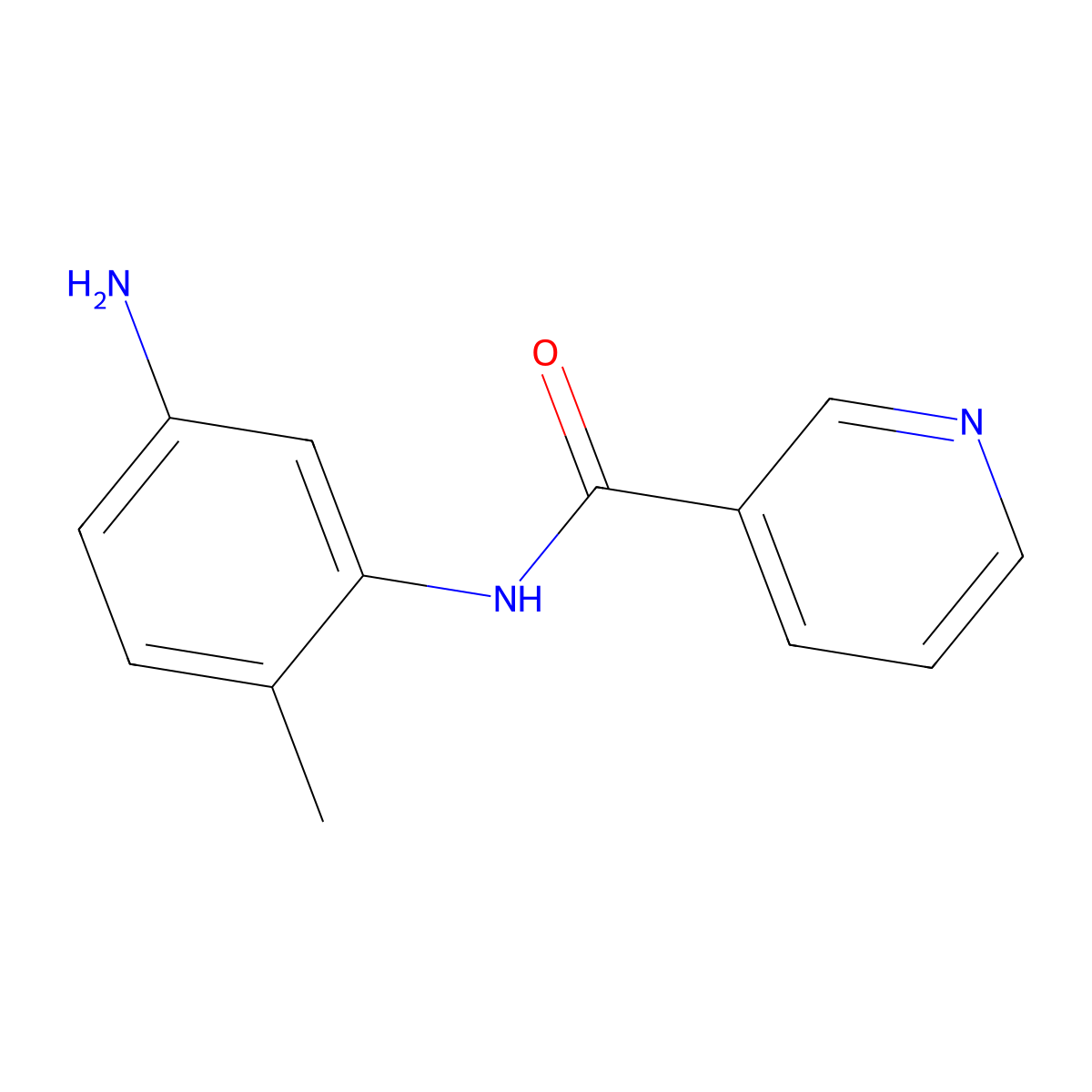N-(5-Amino-2-methylphenyl)nicotinamide molecular structure, CAS 436089-26-8