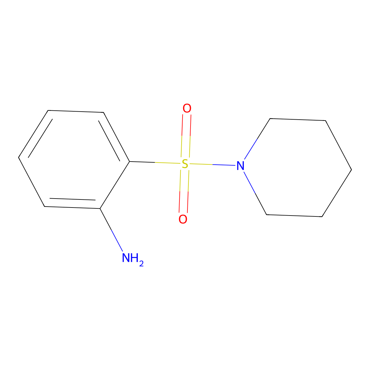 2-(Piperidine-1-sulfonyl)aniline molecular structure, CAS 436095-30-6