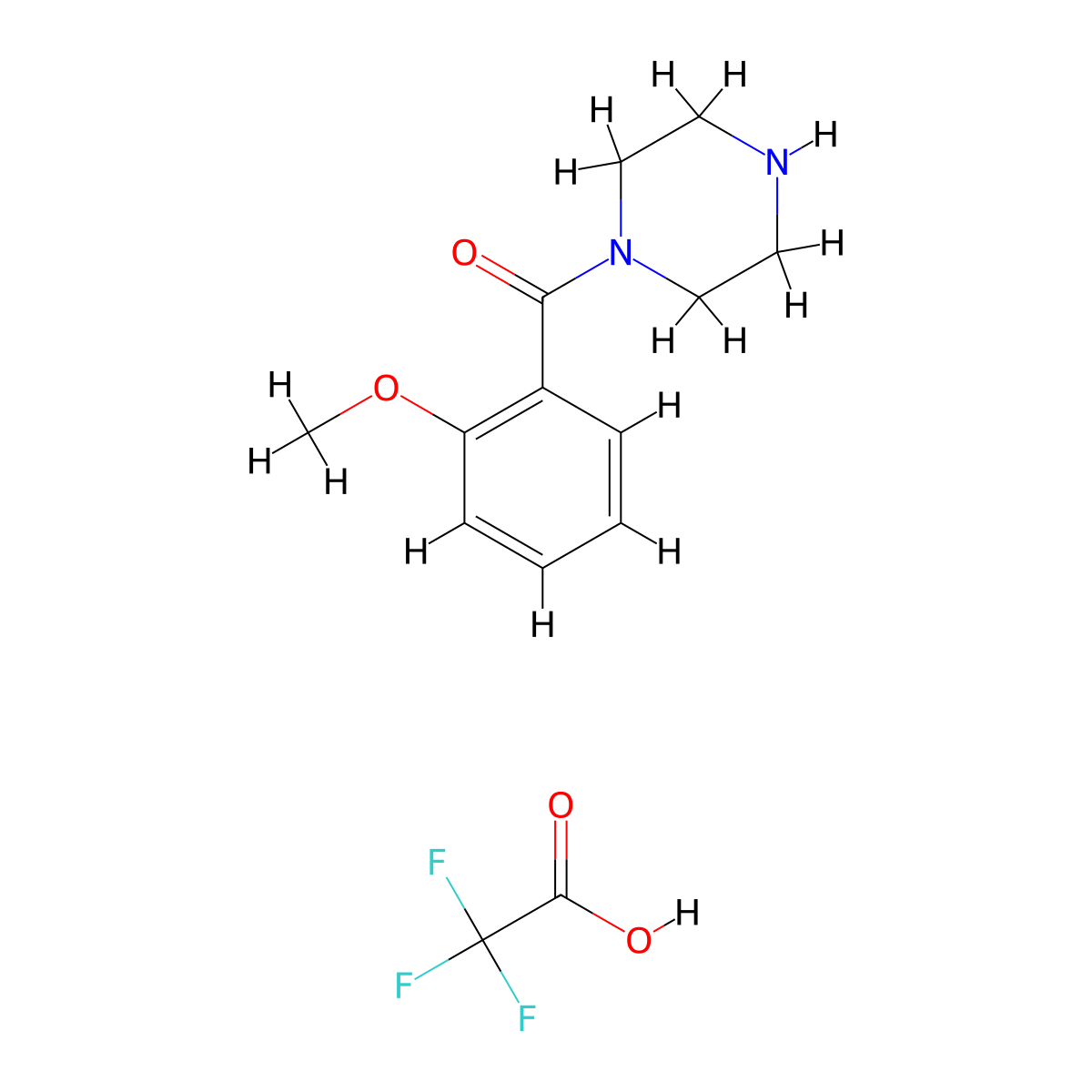 (2-Methoxy-phenyl)-piperazin-1-yl-methanone molecular structure, CAS 436099-85-3