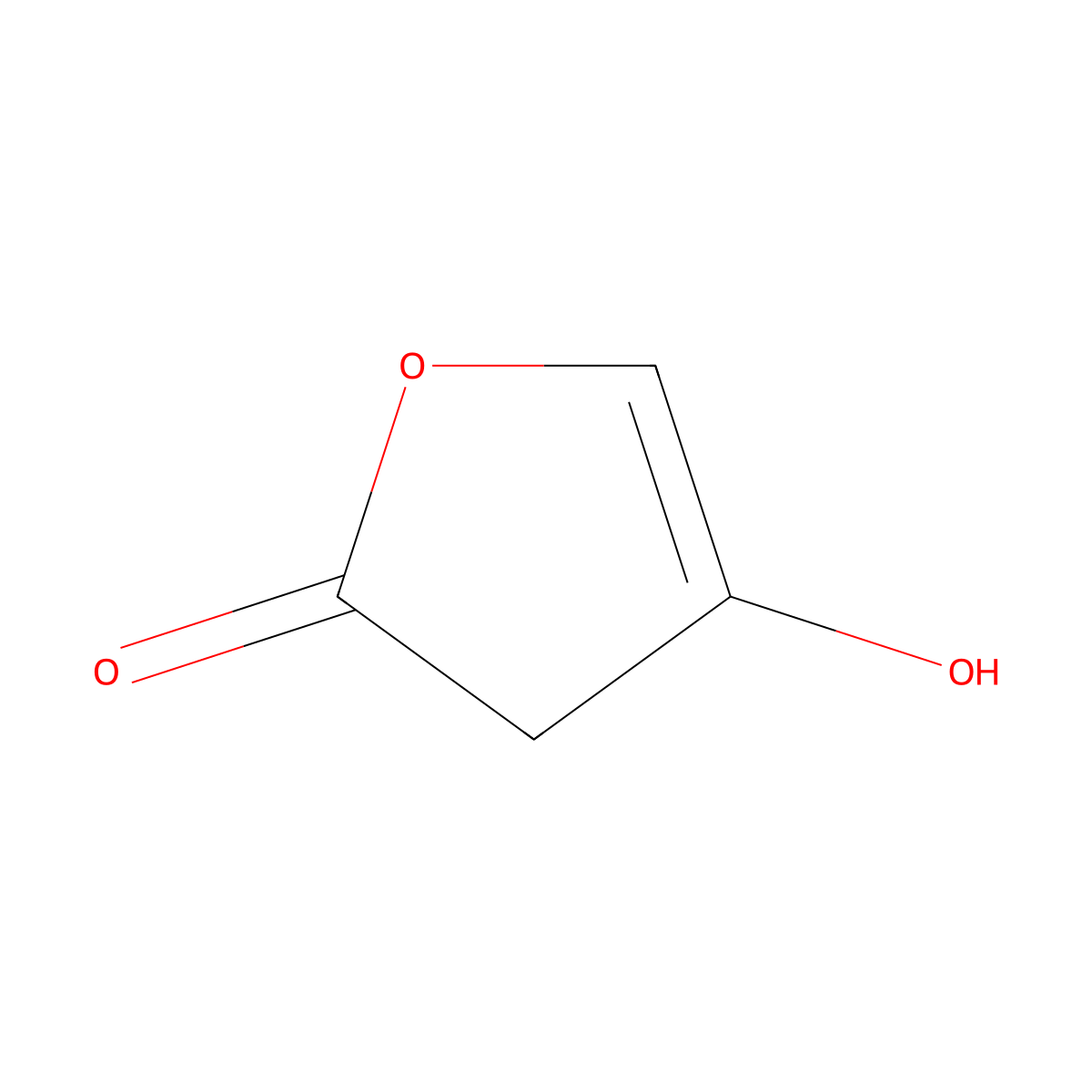 4-Hydroxyfuran-2(3H)-one molecular structure, CAS 436162-45-7