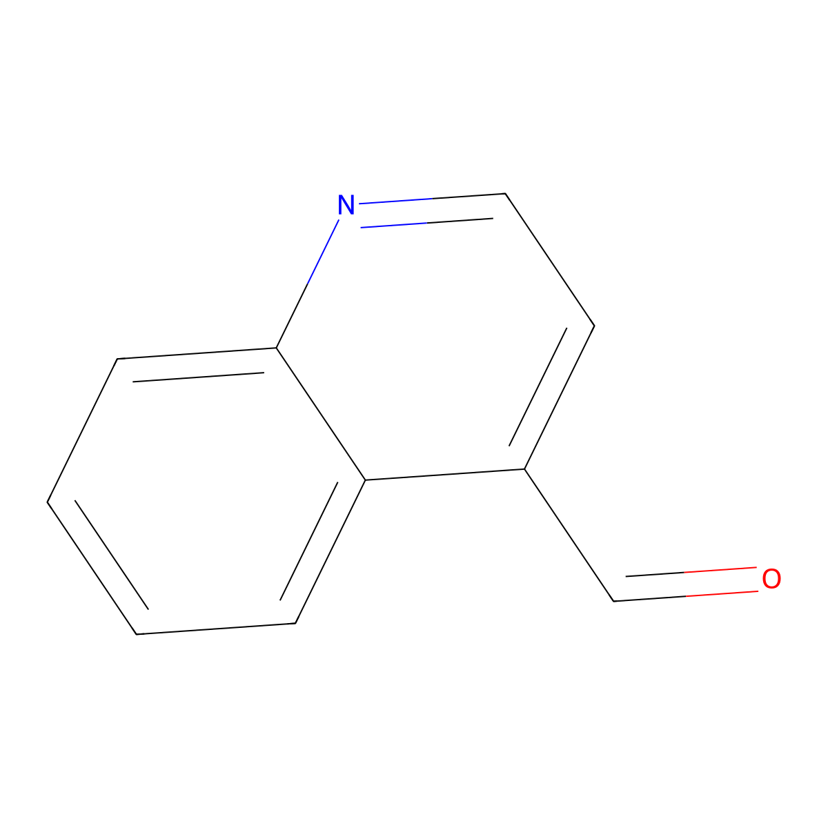 4-Quinolinecarboxaldehyde molecular structure, CAS 4363-93-3