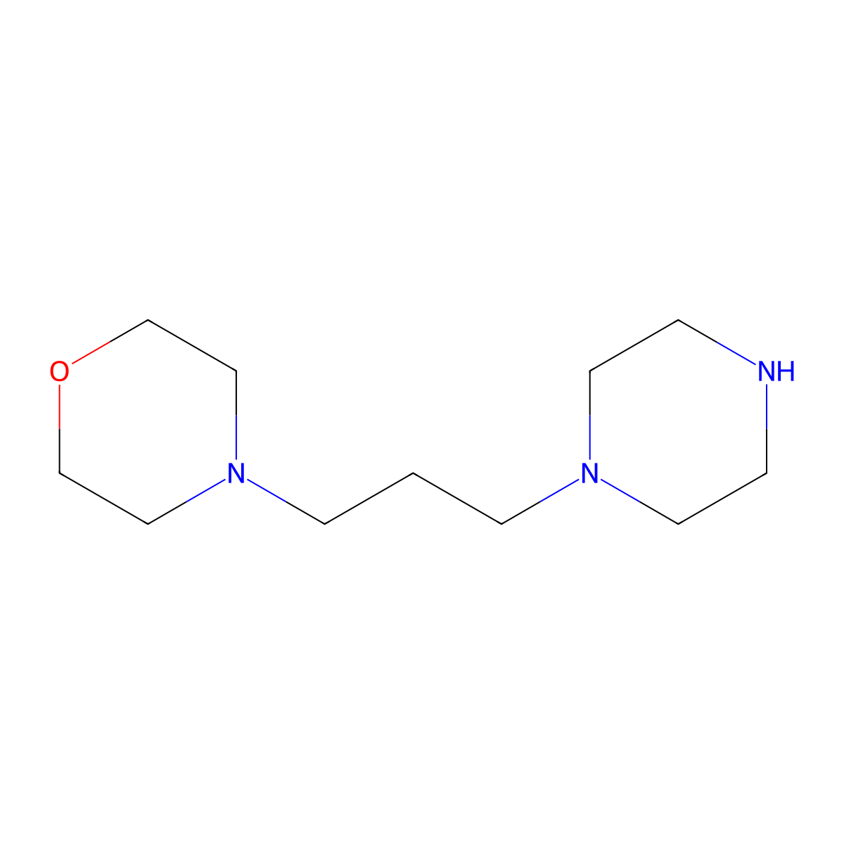 1-(3-Morpholinopropyl)Piperazine molecular structure, CAS 436852-18-5