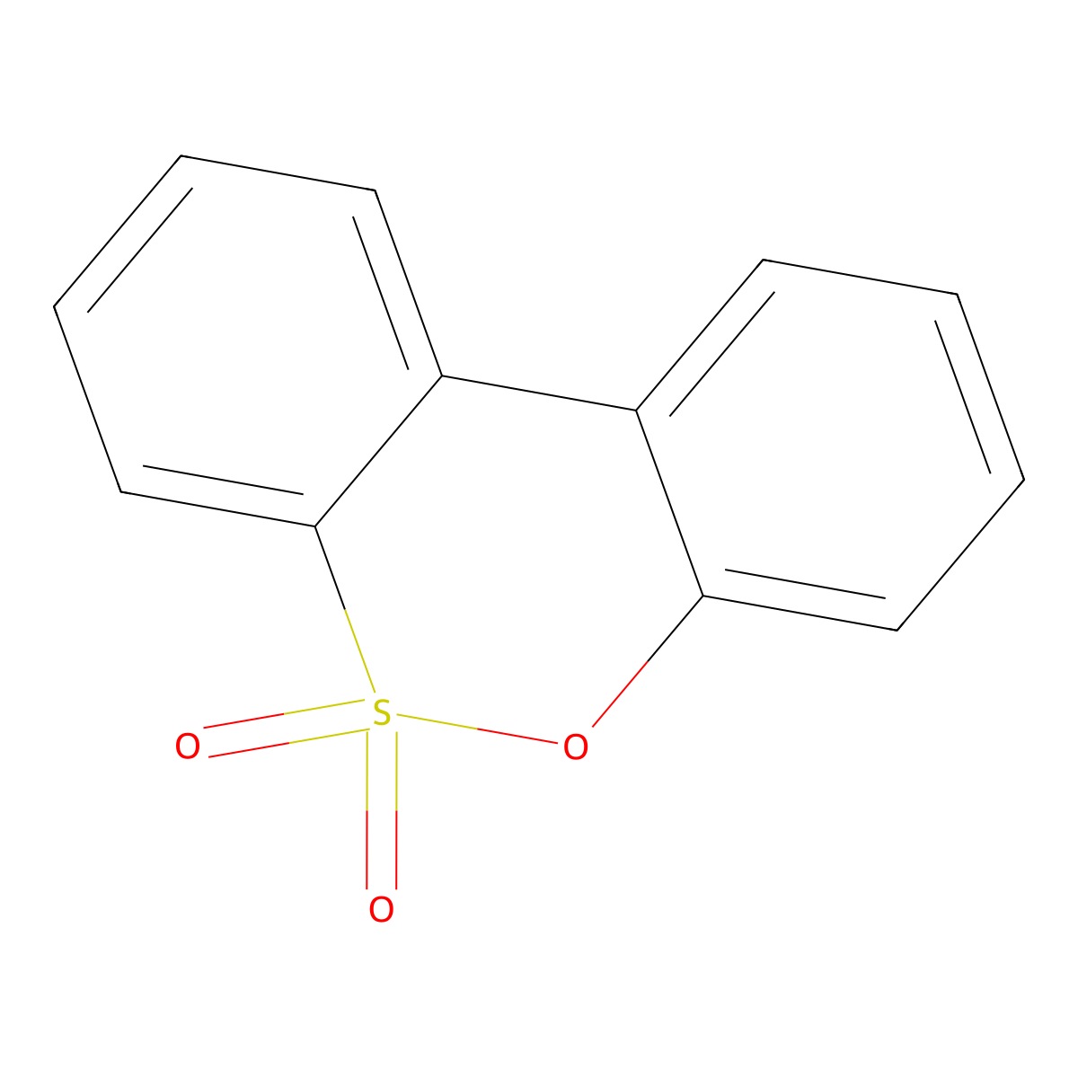 Benzo[c][2,1]benzoxathiine 6,6-dioxide molecular structure, CAS 4371-25-9
