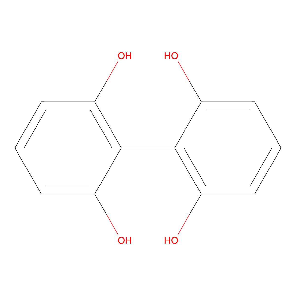 2,2'-Biresorcinol molecular structure, CAS 4371-35-1