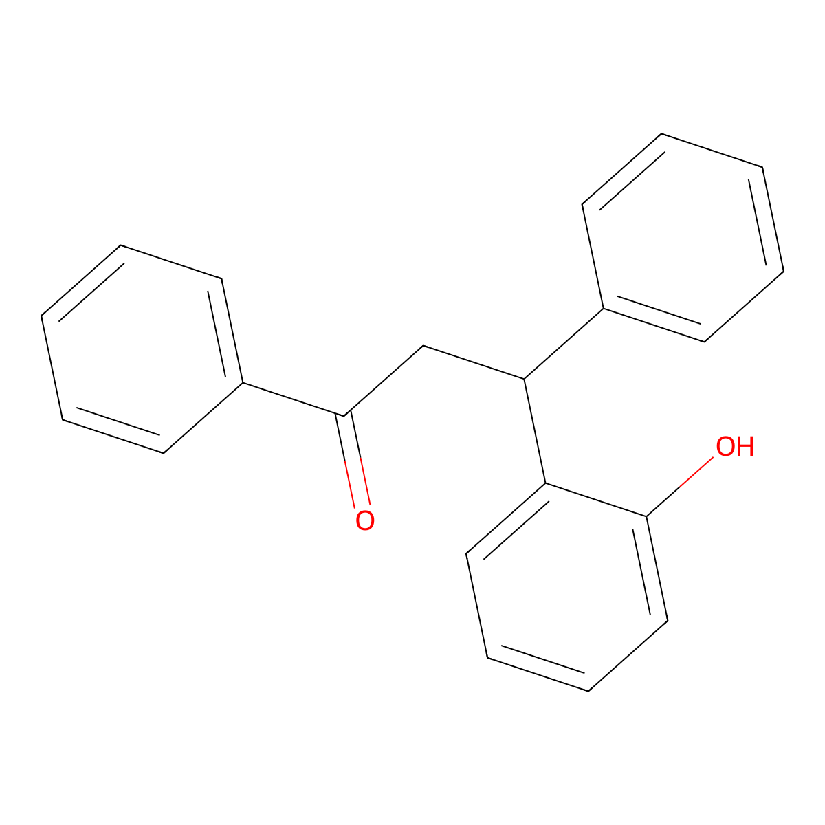 3-(2-Hydroxyphenyl)-1,3-diphenyl-1-propanone molecular structure, CAS 4376-83-4