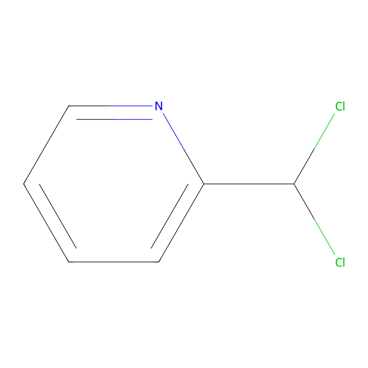 2-(Dichloromethyl)pyridine molecular structure, CAS 4377-35-9