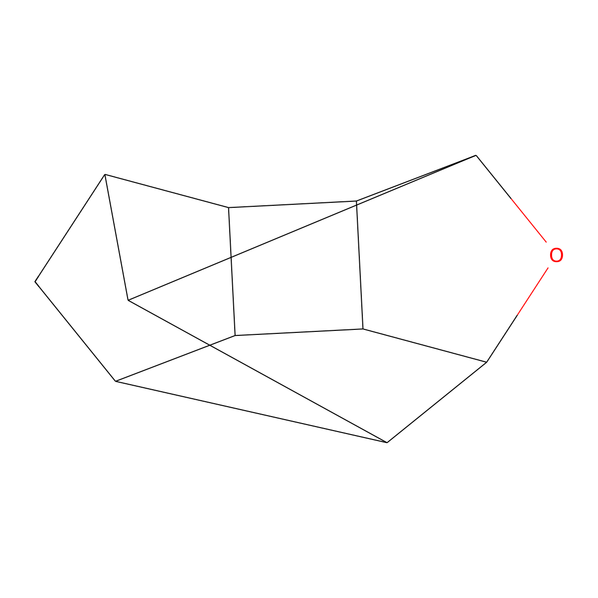 5-Oxahexacyclo[5.4.1.02,6.03,10.04,8.09,12]dodecane molecular structure, CAS 4378-84-1
