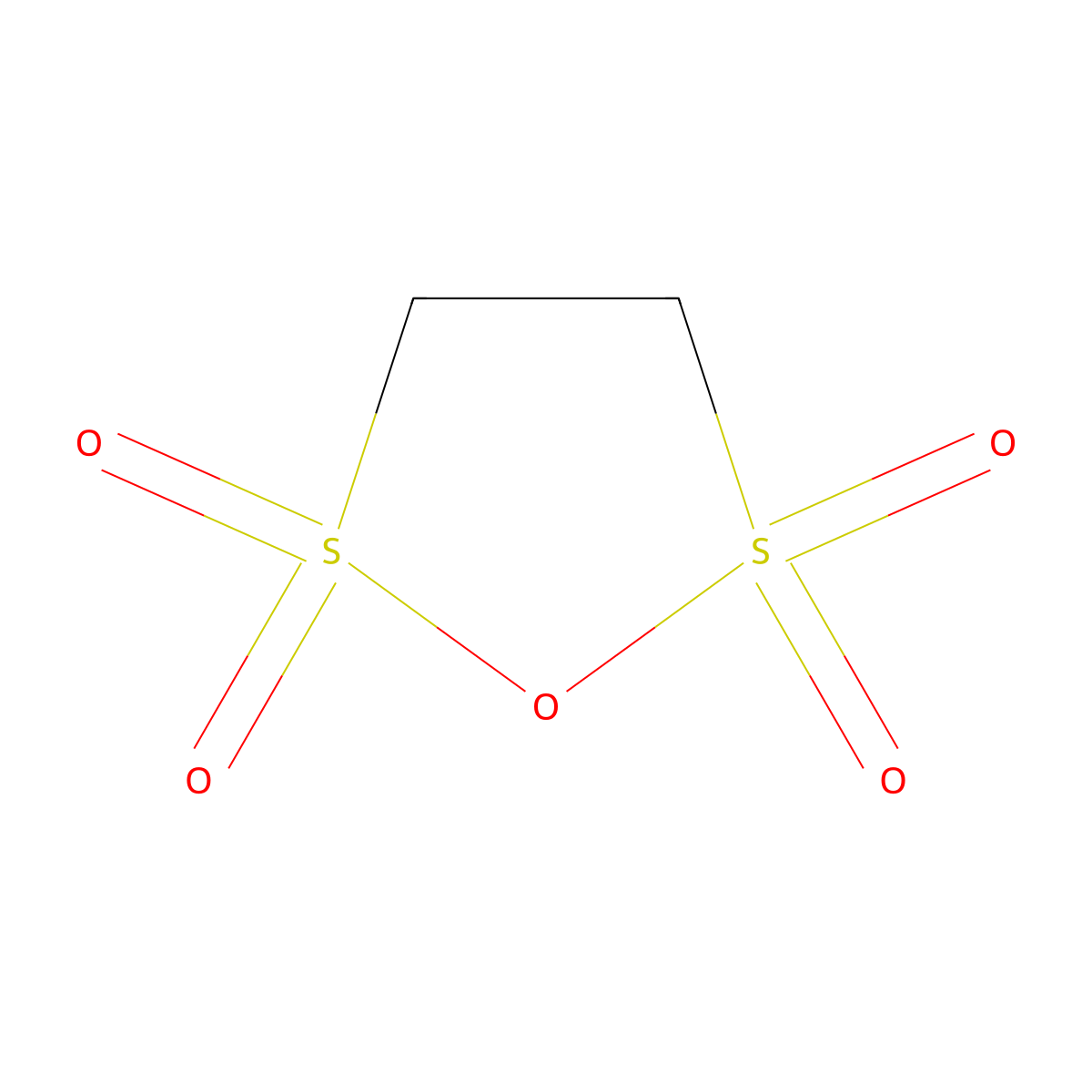 1,2,5-Oxadithiolane 2,2,5,5-tetraoxide molecular structure, CAS 4378-87-4