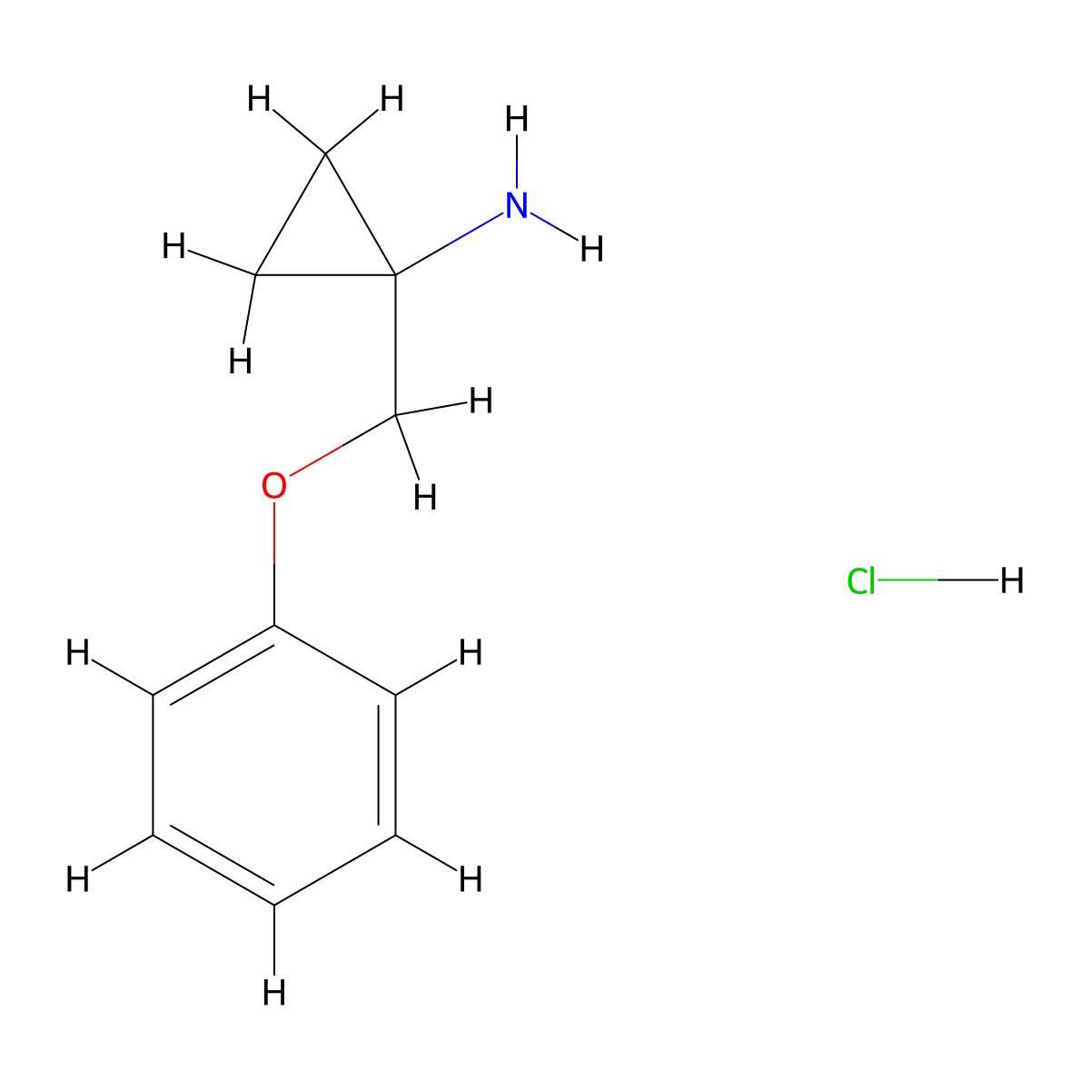 1-(Phenoxymethyl)cyclopropan-1-amine hydrochloride molecular structure, CAS 437985-09-6