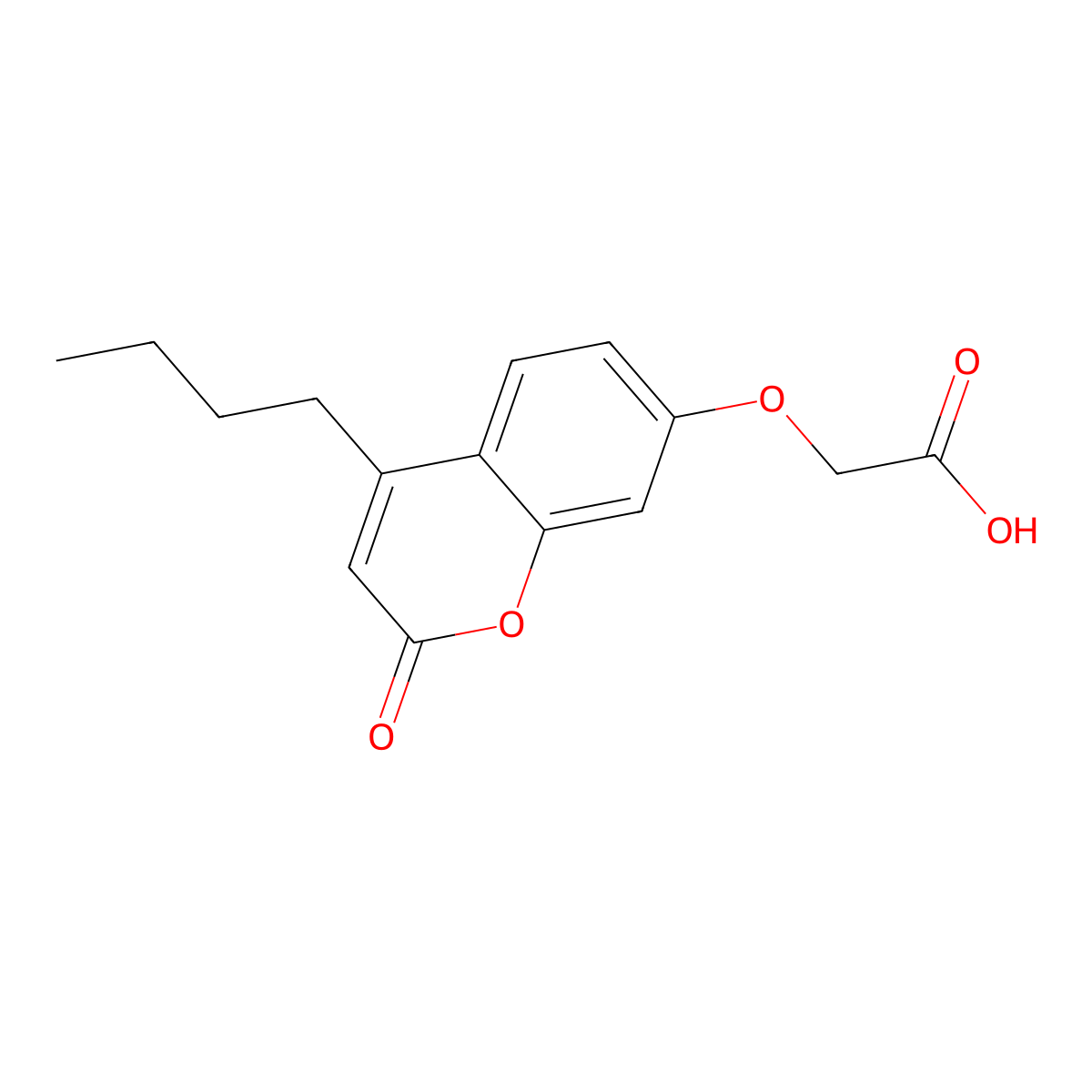 [(4-butyl-2-oxo-2H-chromen-7-yl)oxy]acetic acid molecular structure, CAS 438027-96-4