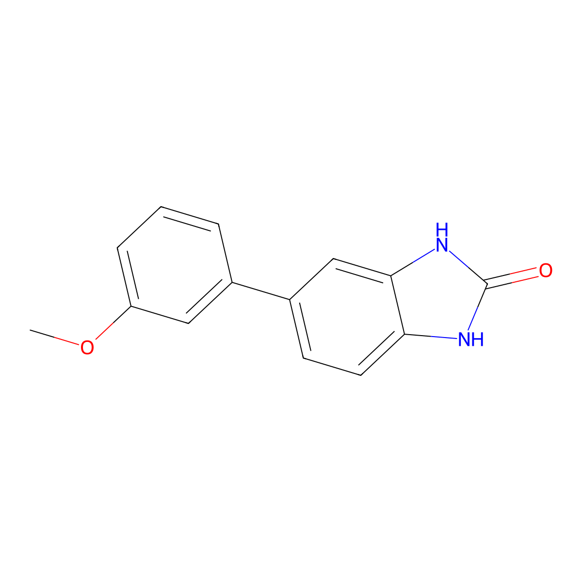 5-(3-Methoxyphenyl)benzimidazolidin-2-one molecular structure, CAS 438190-82-0