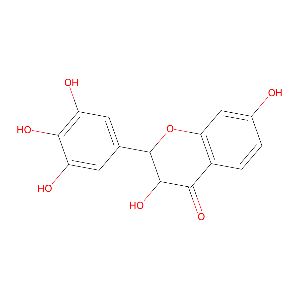 Dihydrorobinetin molecular structure, CAS 4382-33-6