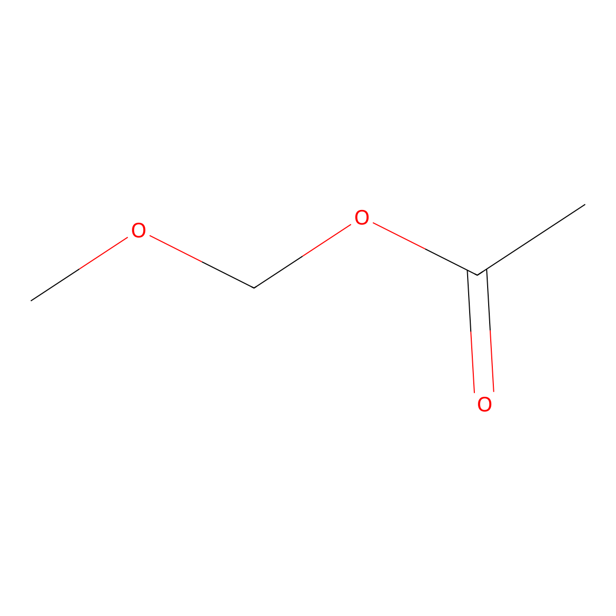 Methanol, 1-methoxy-, 1-acetate molecular structure, CAS 4382-76-7