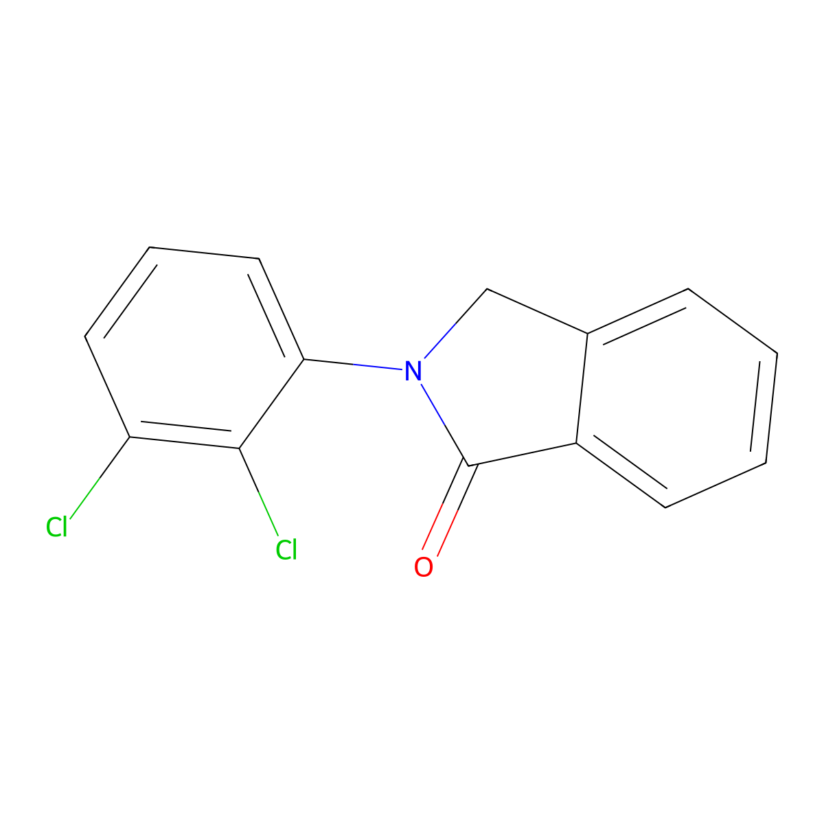 2-(2,3-Dichlorophenyl)-1-isoindolinone molecular structure, CAS 438215-82-8