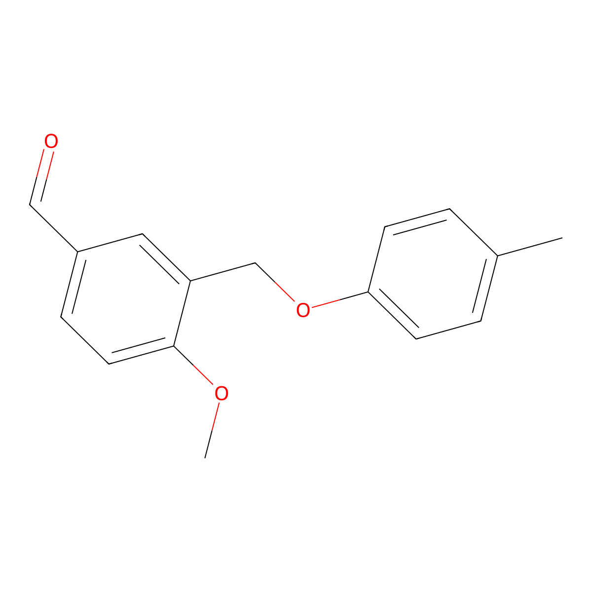 4-Methoxy-3-[(4-methylphenoxy)methyl]benzaldehyde molecular structure, CAS 438219-52-4