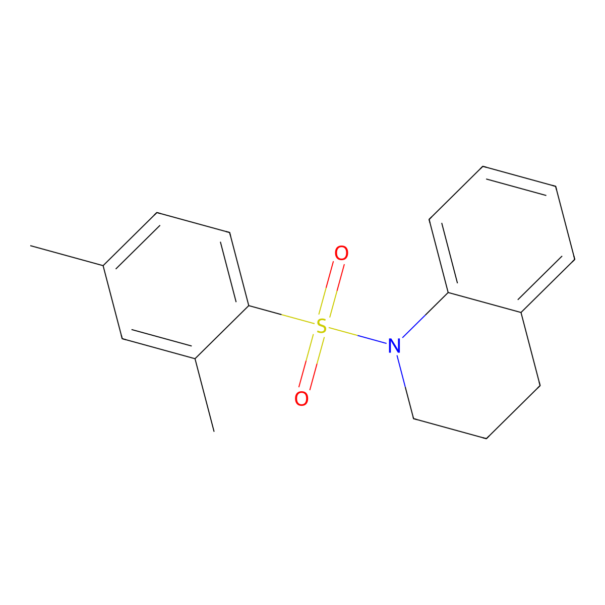 1-[(2,4-Dimethylphenyl)sulfonyl]-1,2,3,4-tetrahydroquinoline molecular structure, CAS 438225-44-6