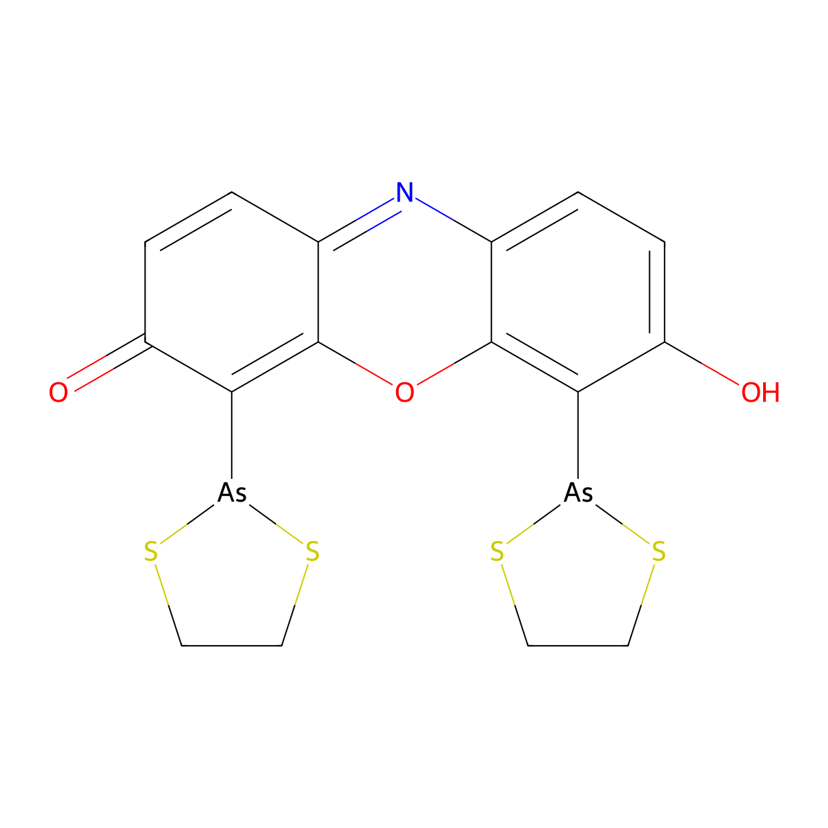ReAsH-EDT2 molecular structure, CAS 438226-89-2