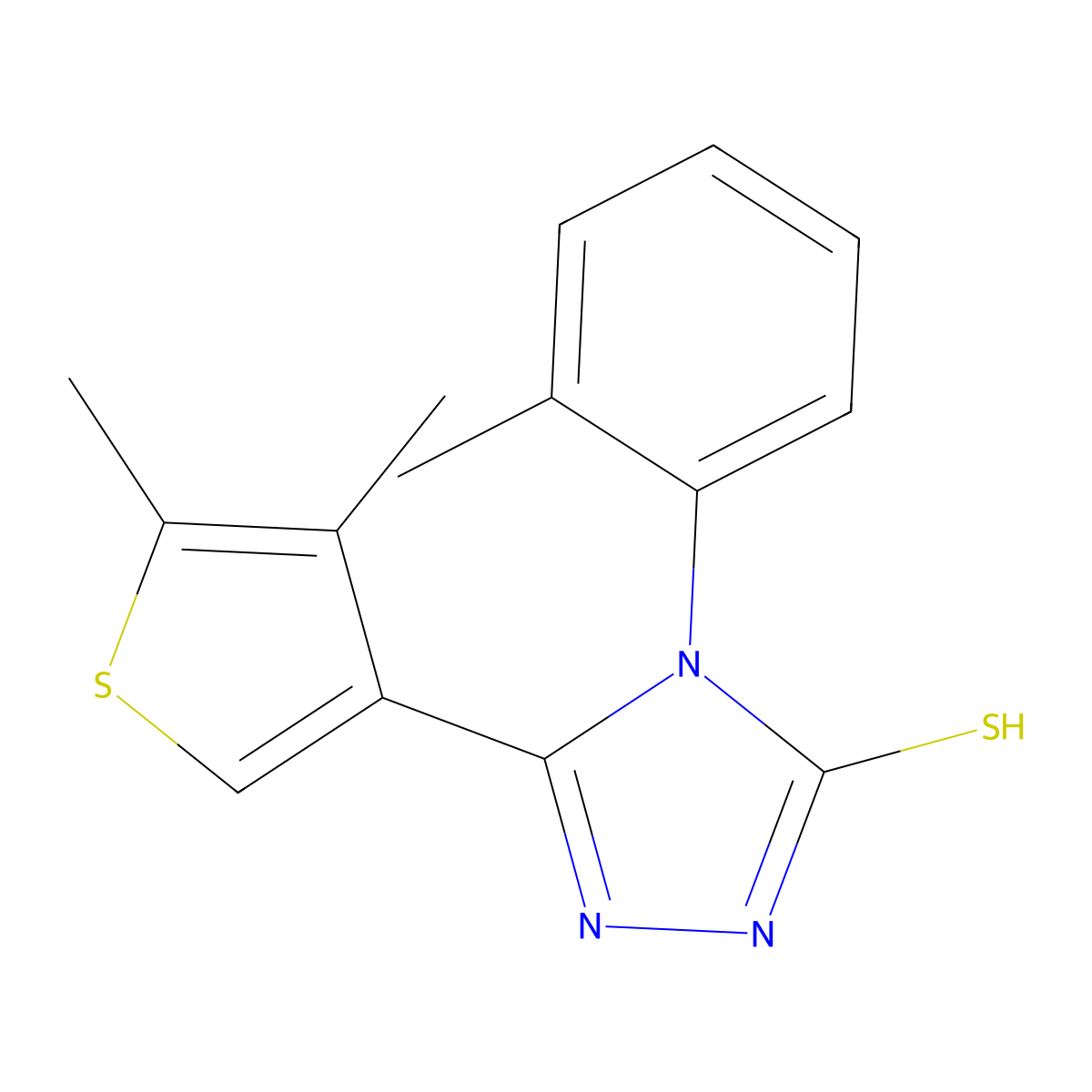 3-(4,5-dimethyl-3-thiophenyl)-4-(2-methylphenyl)-1H-1,2,4-triazole-5-thione molecular structure, CAS 438231-91-5