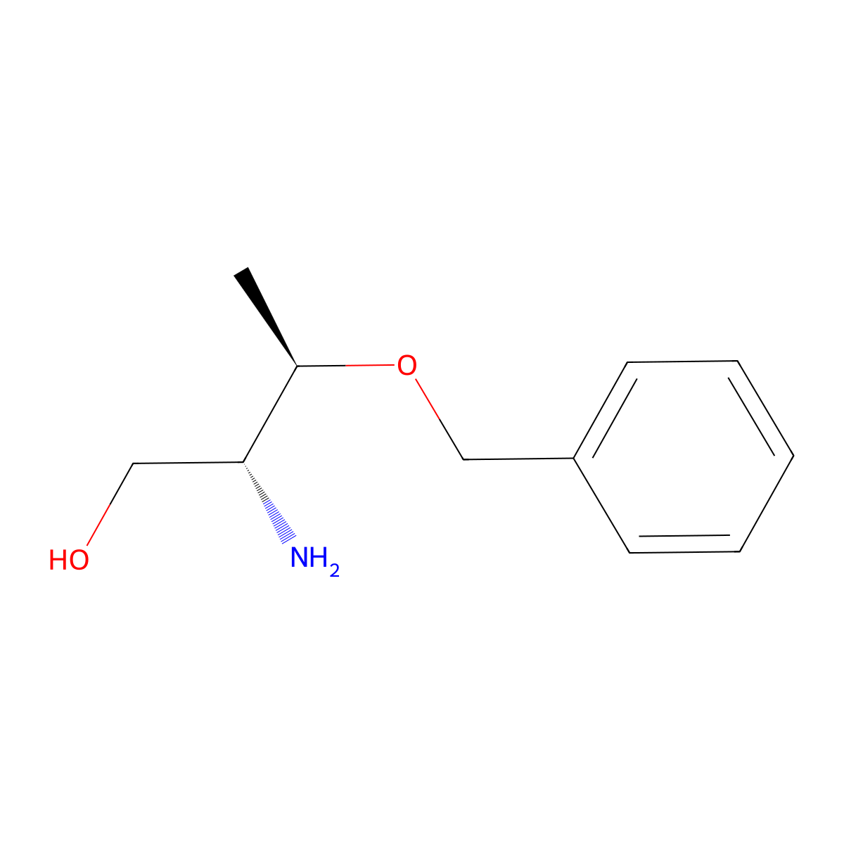 (2R,3R)-2-amino-3-(benzyloxy)butan-1-ol molecular structure, CAS 438239-27-1
