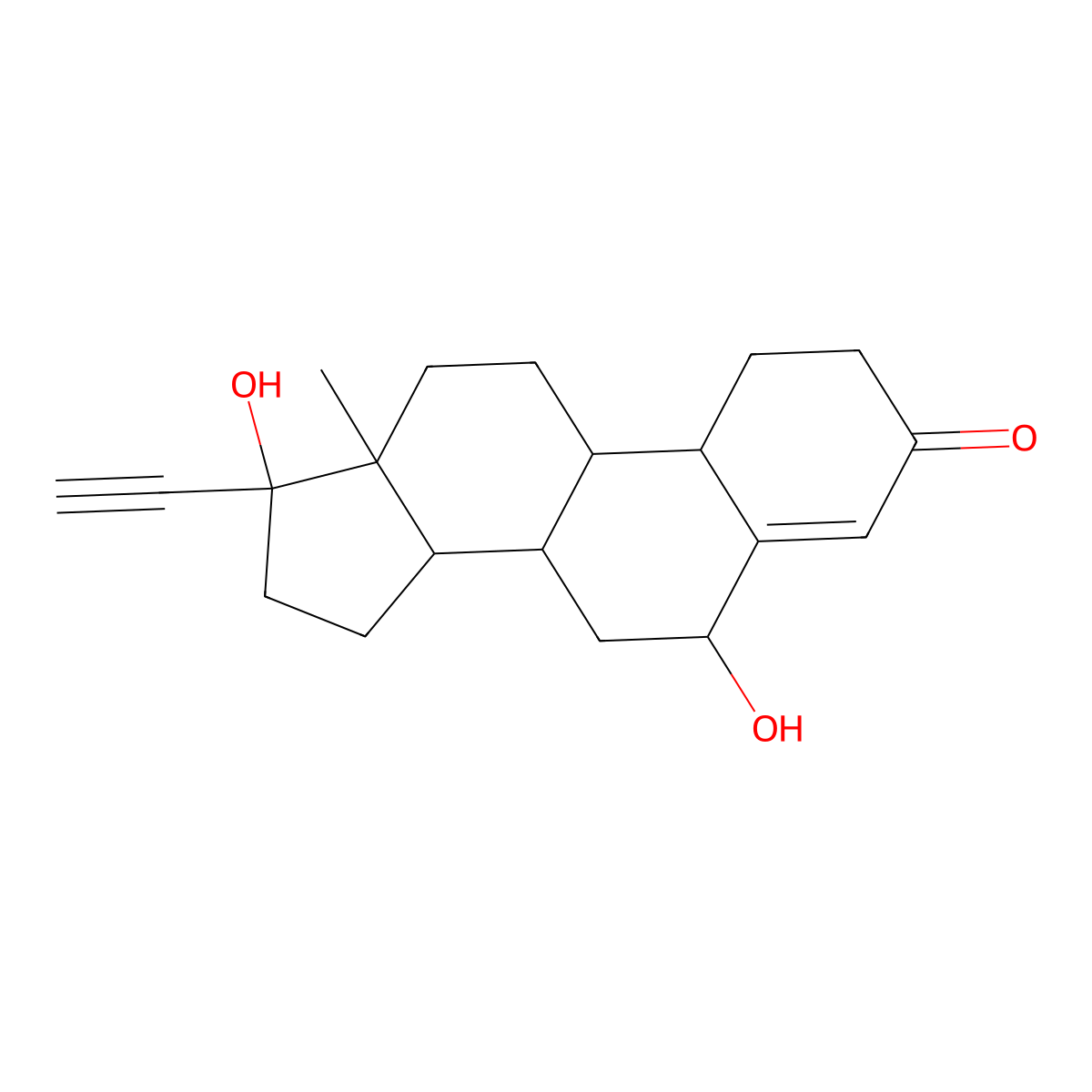 6beta-Hydroxy Norethindrone molecular structure, CAS 438244-33-8