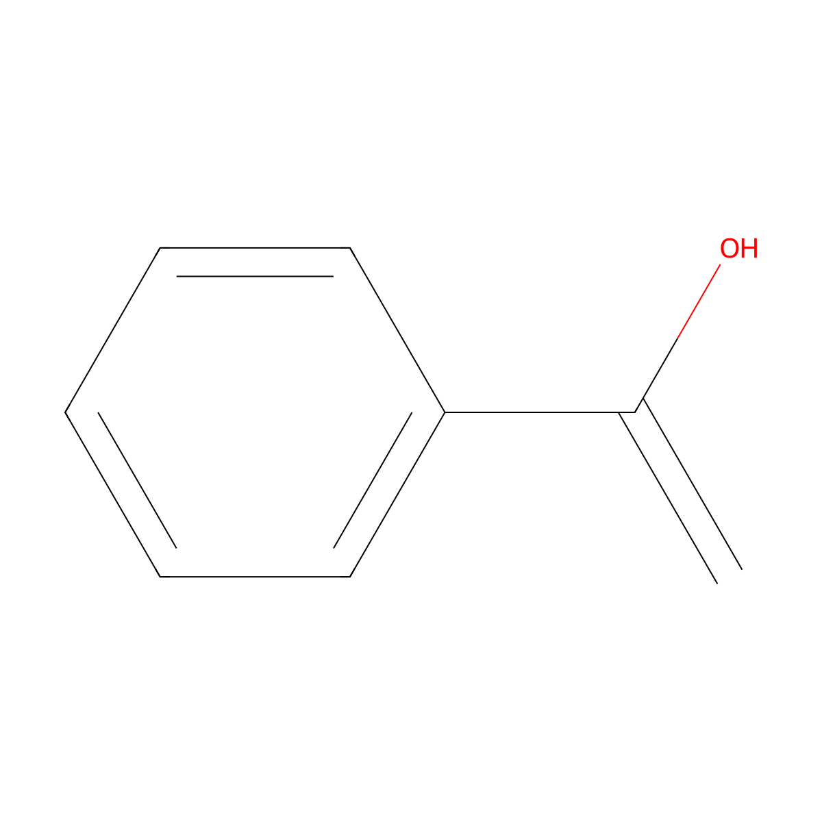 1-Phenylethenol molecular structure, CAS 4383-15-7