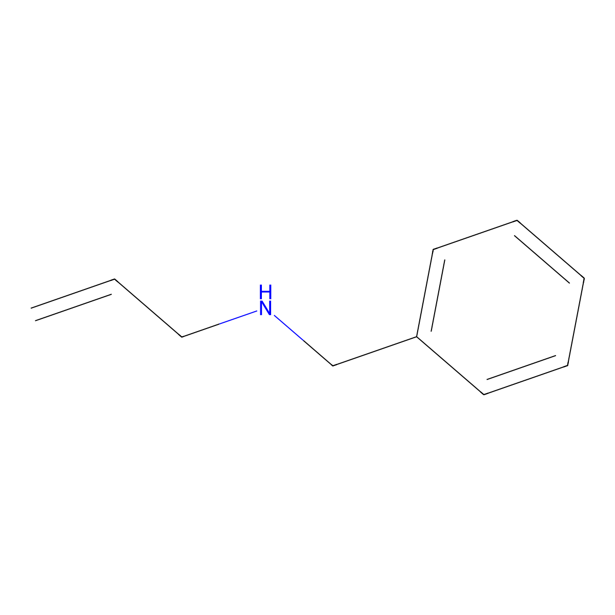 N-Allylbenzylamine molecular structure, CAS 4383-22-6