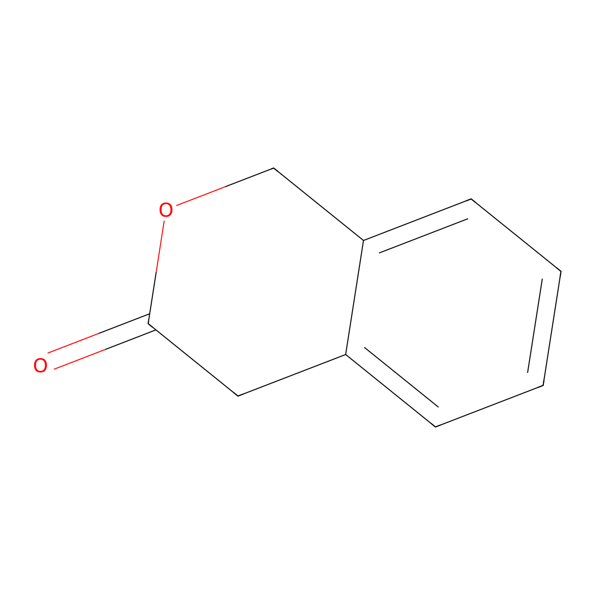 1,4-dihydro-3H-2-benzopyran-3-one molecular structure, CAS 4385-35-7