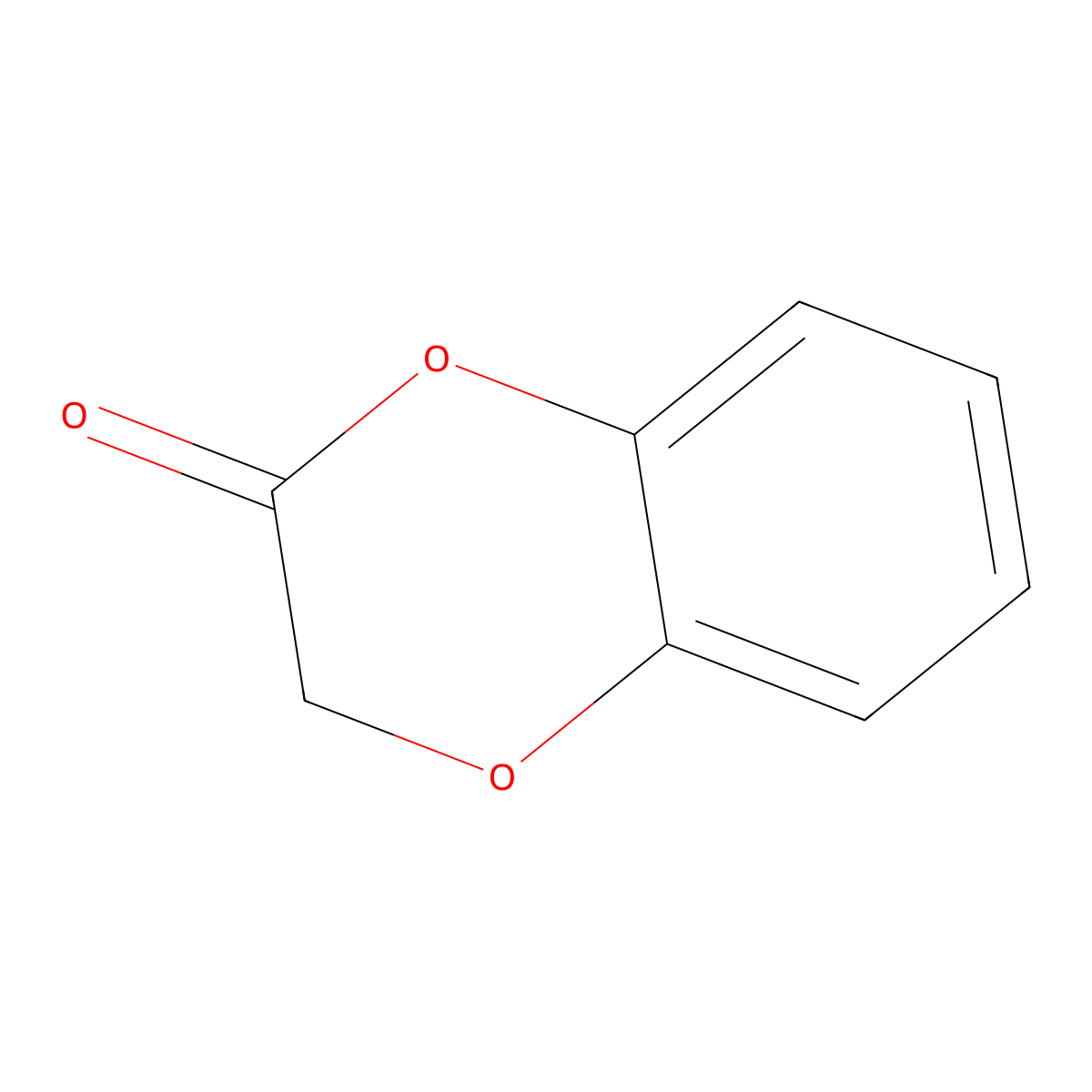 1,4-Benzodioxan-2-one molecular structure, CAS 4385-48-2