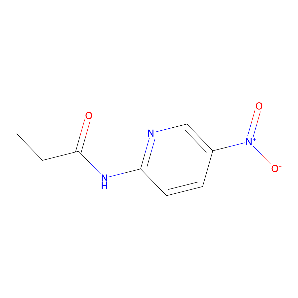 N-(5-Nitropyridin-2-yl)propionamide molecular structure, CAS 438529-21-6
