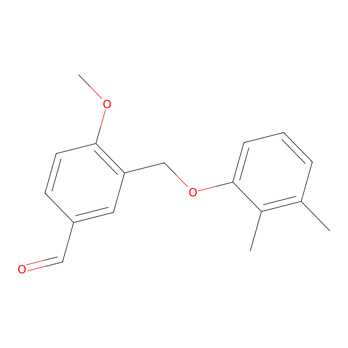 3-[(2,3-Dimethylphenoxy)methyl]-4-methoxybenzaldehyde molecular structure, CAS 438530-90-6