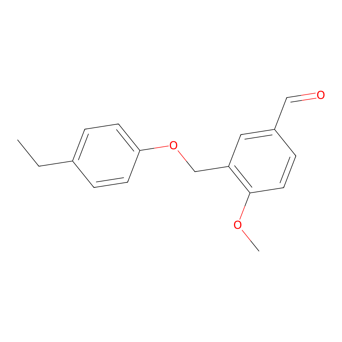 3-[(4-Ethylphenoxy)methyl]-4-methoxybenzaldehyde molecular structure, CAS 438531-34-1